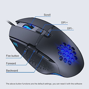 Chuột Led RGB gaming T90 7200dpi công thái học chống mỏi cổ tay Cho máy tính laptopChuột Led RGB gaming T90 7200dpi công thái học chống mỏi cổ tay Cho máy tính laptop hàng nhập khẩu