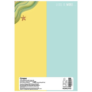 Vở Freely Life - B5 Kẻ Ngang 120 Trang ĐL 58-65g/m2 - Campus NB-BFRL120 (Mẫu Màu Giao Ngẫu Nhiên)