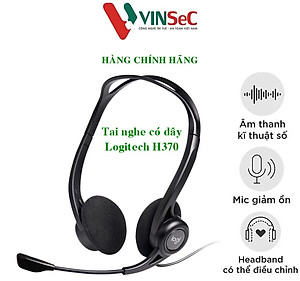 Tai Nghe Chụp Tai Logitech H370 - Hàng Chính Hãng