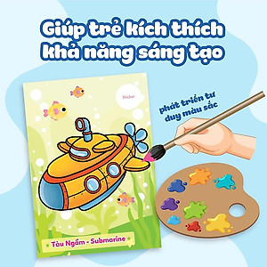 Sách Tô màu khám phá