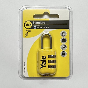 Ổ khóa số Yale YP2/23/128/7 rộng 23mm nhiều màu dùng khóa vali hành lý - MSOFT