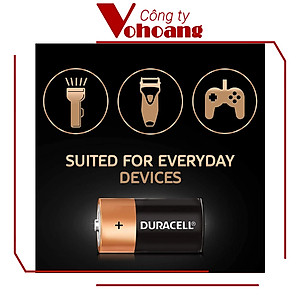 Pin Duracell Alkaline D Battery ( Bộ 2 Viên) - Hàng chính hãng