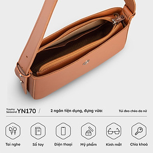 Túi Yuumy ( Thời trang nữ đi chơi size 23 - Túi đeo vai da Seasand YN170 )