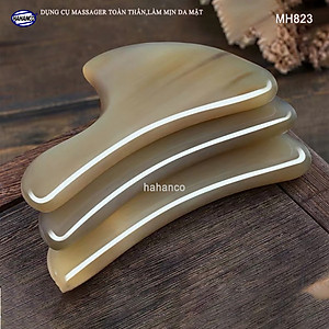 Dụng cụ mát xa làm mịn da mặt và toàn thân bằng sừng (MH823) Giúp lưu thông khí huyết - Chăm sóc sức khỏe