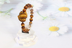 Vòng Thạch Anh Mắt Hổ Mix Hồ Ly Baby Ngọc Quý Gemstones VT68