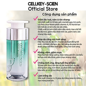Combo 2 Tinh Chất Tế Bào Gốc Tái Tạo Phục Hồi Trẻ Hoá Da Cấp Ẩm Dưỡng Trắng Chống Lão Hoá Cellkey-Scien White Serum (60ml)
