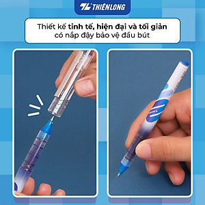 Combo 5/10/20 Bút lông bi - Rollerball Pen Thiên Long RB-007 - Công nghệ Free Ink System