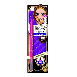 Bút Chì Sáp Kẻ Mí Mắt Không Trôi Kissme Heroine Make Quick Eyeliner (Nét Vẽ Tự Nhiên-Dạng Xoay)