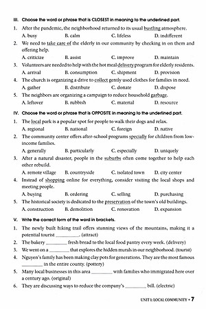 Bài Tập Thực Hành Tiếng Anh 9 - Có Đáp Án (Dùng Kèm SGK Tiếng Anh 9 Global Success) -  HASA