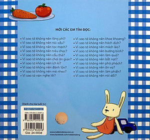 Sách Để Em Luôn Ngoan Ngoãn: Vì Sao Tớ Không Nên Ăn Vạ?