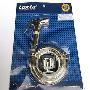 Vòi Xịt Toilet Xịt Vệ Sinh Chính Hãng LUXTA Cao Cấp - Nhiều chất liệu inox, nhựa ABS, nhựa mạ crome,..Đủ bộ đầu xịt, dây xịt chống xoắn, gác, phụ kiện ốc vít