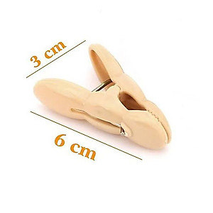 Vỉ 20 kẹp quần áo củ lạc nhựa Việt Nhật (2853), Kẹp phơi quần áo, phơi đồ tiện ích 