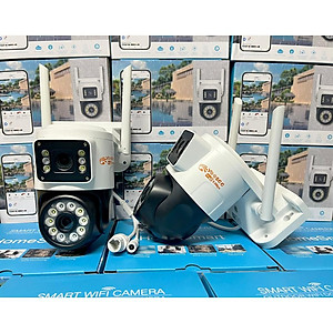 Camera IP Yoosee PTZ Ngoài Trời 2 Màn Hình 5MPX Xem Đêm Có Màu, Hỗ Trợ Đàm Thoại 2 Chiều Xoay 360 Độ - Hàng Chính Hãng
