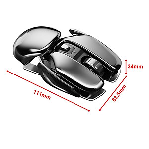 PX2 Wireless Mouse Rechargeable Metal Silent for PC Laptop Gaming Desktop