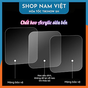 Tấm Keo Trong Nano Đa Năng - Miếng Keo 2 Mặt Siêu Dính