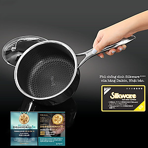 Bộ 3 nồi (16,22,26cm) iMat Blackcube 