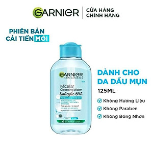 Nước Tẩy Trang Garnier Da Dầu Và Mụn 125ml