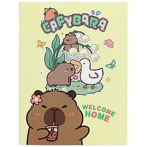 Tập Học Sinh Capybara - 4 Ô Ly - 200 Trang 80gsm - The Sun (Mẫu Bìa Giao Ngẫu Nhiên)