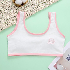 Áo lá học sinh, Áo bra học sinh Áo ngực cho trẻ em chất thoáng mát co giãn cho bé gái