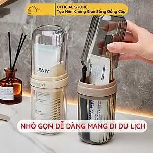 Hộp Đựng Bàn Chải Đánh Răng Đồ Dùng Du Lịch (Cao Cấp) - Hôp Đựng Kem Đánh Răng Du Lịch Phượt Dã Ngoại Văn Phòng