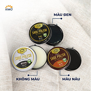 Xi vệ sinh giày dạng sáp XIMO giúp sáng bóng bổ sung màu 50ml