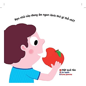 Sách Chuyển Động Thông Minh Đa Ngữ Việt - Anh - Pháp (Giúp Trẻ Nhận Biết Thế Giới Xung Quanh Thật Trực Quan Và Sinh Động)