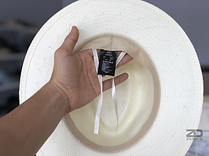 Mũ Phớt Cói Panama Nam Nữ Vành Rộng 7CM MP046