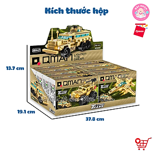 Đồ Chơi Xếp Hình Lắp Ráp Qman 42202 - Xe bọc thép (487 mảnh ghép) - Dành Cho Bé Trai Từ 6 Tuổi