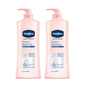 Combo 2 Sữa dưỡng thể dưỡng sáng da tức thì VASELINE Healthy Bright Instant Radiance 320ML/chai