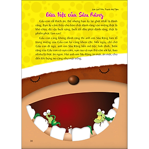 Truyện Kể Cho Bé Trước Giờ Đi Ngủ - Bữa Tiệc Của Sâu Răng