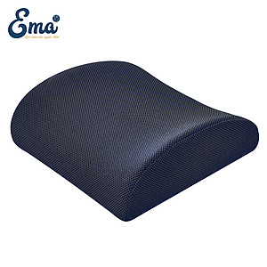 Gối tựa lưng văn phòng cao su non EMA chống đau mỏi thắt lưng cho dân văn phòng, lái xe - Giữ tư thế ngồi thẳng, giảm đau mỏi khi phải ngồi lâu