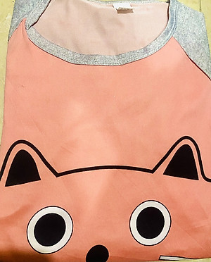 [CHẤT LƯỢNG_THUN COTTON] Đồ bộ thun mặc nhà co dãn thoáng mát cute C004