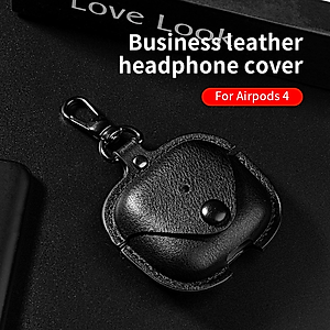 Bao Da Simple Style cho Airpods 4 - Hàng Chính Hãng