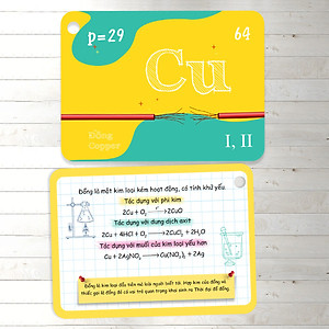 Sách Flashcard Vui Học Hóa: Nguyên Tố - Hợp Chất Hóa Học