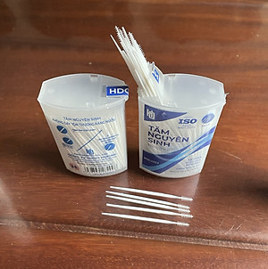 Tăm nhựa nha khoa HDONE (300 cây/ hộp)
