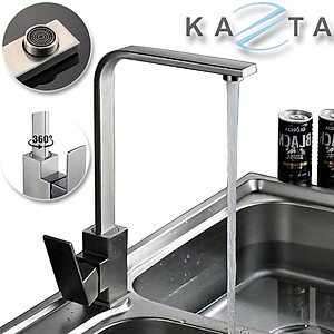 COMBO Chậu Rửa Bát Inox Có Chân 100x48x81cm Kiểu 2 Hộc 1 Cánh Tiện Nghi Rộng Rãi - Đủ bộ gồm chậu, xi phông, chân và vòi rửa, tặng vòi hút xà bông