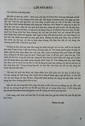 Sách Khám Phá Toán Lớp 10 Để Học Giỏi Tập 2 (Dùng Kèm SGK Chân Trời Sáng Tạo )