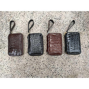 Ví đựng thẻ (card) mini Da cá sấu thật Cao cấp cho nam nữ!