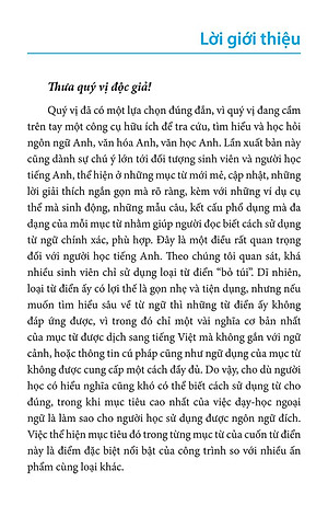Từ Điển Anh - Việt Dành Cho Học Sinh