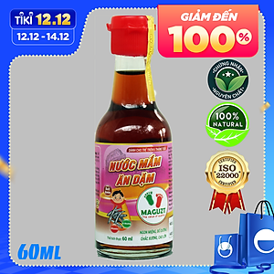 Nước Mắm Ăn Dặm Cho Bé Maguzt cá cơm than 60ml