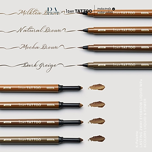 Bút vẽ lông mày 2 đầu chống nước K-PALETTE Lasting 2Way Eyebrow Liquid WP (4 Màu)