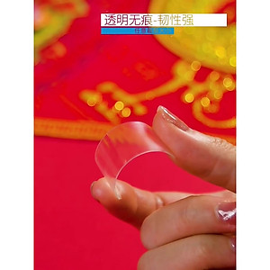 Băng keo dán 2 mặt trong suốt siêu dính treo đồ (Hộp 60 miếng)