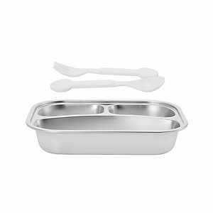 Hộp cơm cho trẻ em chia ngăn inox 304 Elmich Babycare EL-0009  - Hàng chính hãng