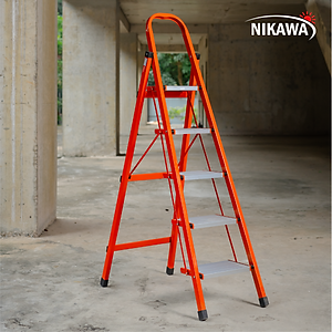 Thang Ghế Nikawa NKS-04 - 4 Bậc - 92cm - Màu Cam