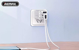 Củ sạc nhanh 4 cổng ra USB công suất 3.4A Remax RP-U43 - Hàng chính hãng