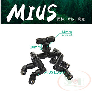 Béc phun sương Mius bán cạn 1, 2, 4 đầu cấp ẩm bể terrarium tiểu cảnh sân vườn