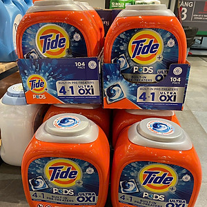 Viên Giặt Tide Pods 4in1 Downy April Fresh 104 viên 2.7kg Hàng Nhập Mỹ