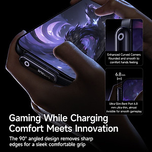 Cáp sạc nhanh C to Ln dành cho Game thủ Baseus MVP3 20W (480Mbps, 90° Elbow Design)- Hàng chính Hãng