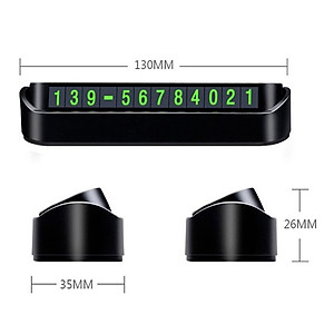 Bảng Ghi SĐT Ô Tô, Thẻ Đỗ Xe Hiển Thị SĐT Gắn Taplo Xe Hơi,Ô Tô Tiện Lợi - Hàng nhập khẩu