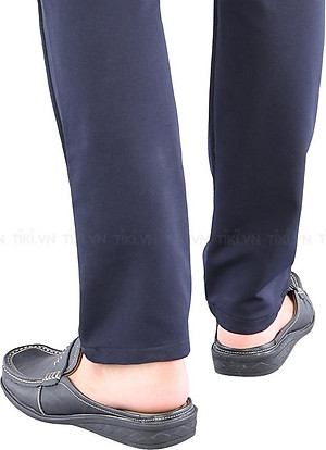 Dép Sabo Nam Da Bò SUNPOLO SUSB003D - Đen